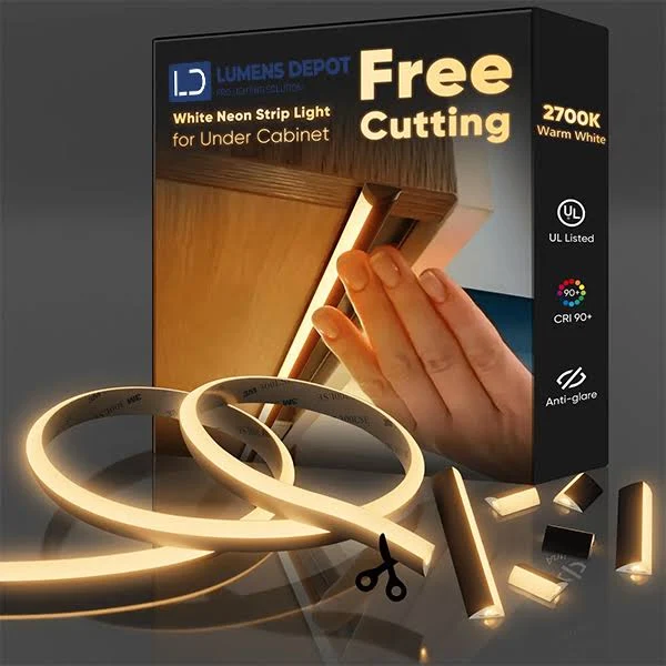 24V Anti-Glare Under Cabinet LED Strip
