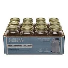 Anchor Hocking 1 Quart Regular Mouth ...