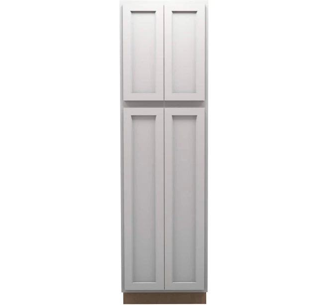 Lite Gray Shaker Pantry Cabinet