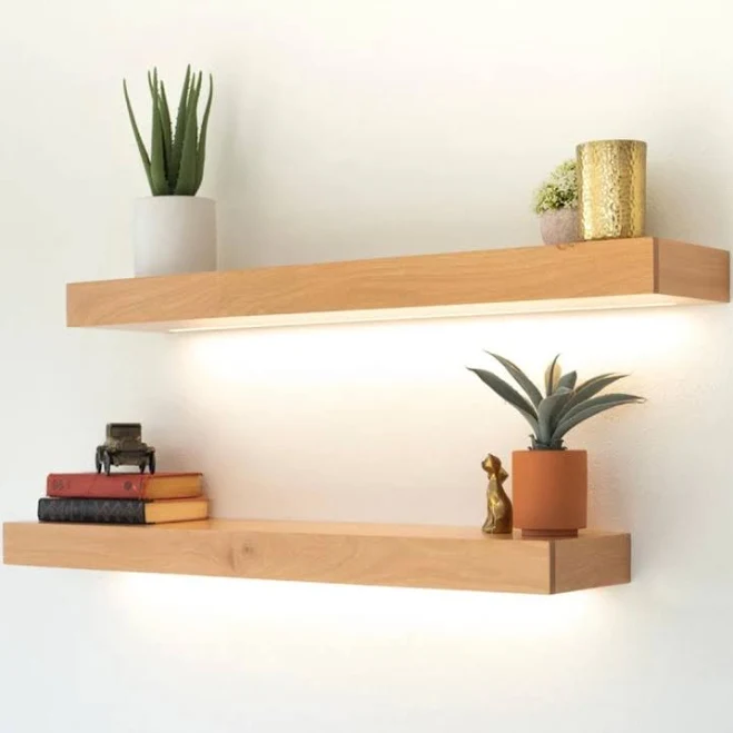 Maple LED Shelves