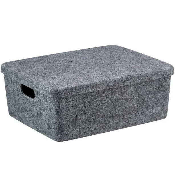 The Container Store Remy Felt Bin wit...