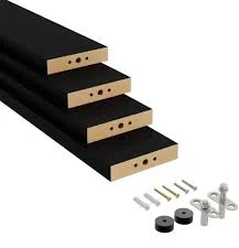 96 in. Black Rotational Wood Slat Roo...