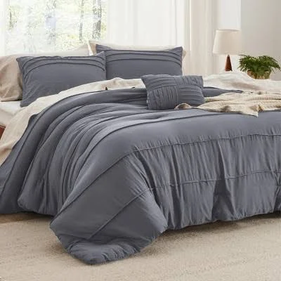 Bedsure Cozy Comfort Beige Queen Comf...