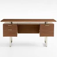 Clybourn Walnut Executive Desk