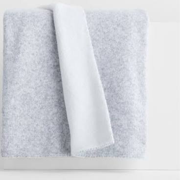 Crate & Barrel Alpine Cozy Reversible...
