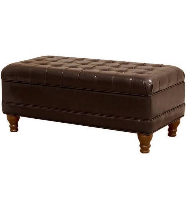 HomePop Tufted Storage Bench