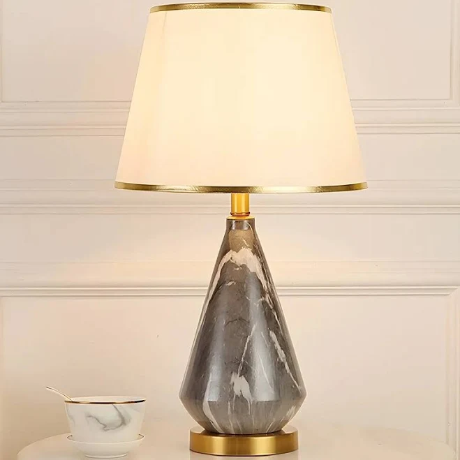 White Fabric Conical Vase