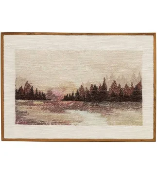 World Market Sepia Woven Framed Wall Art