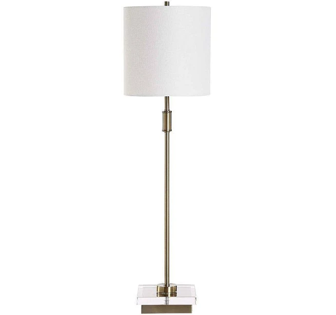 Benjara Table Lamp with Crystal Base ...