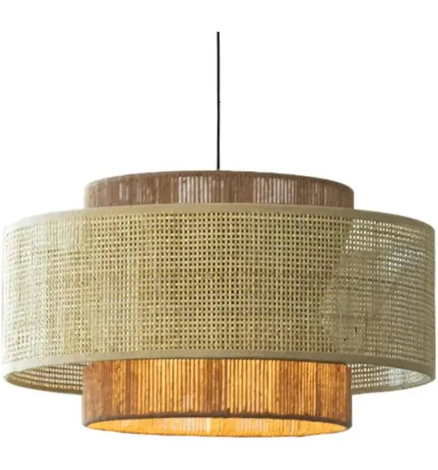 Bohemian Rustic Tiered Drum Dining Ro...