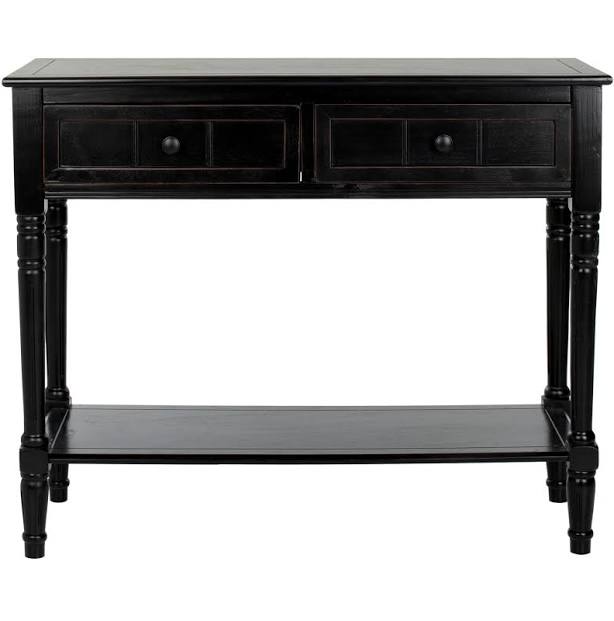 SAFAVIEH Camilla Grey 2-Drawer Consol...
