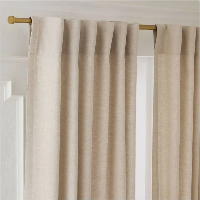 West Elm European Flax Linen Curtain