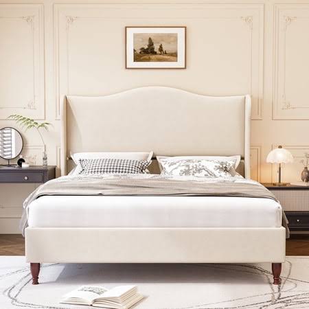 Neche King Upholstered Platform Bed F...