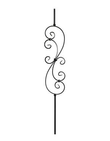 Large Scroll Solid Rubbed Bronze