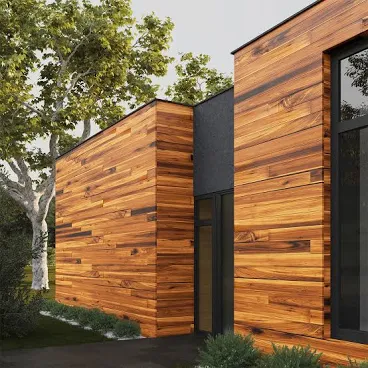 Modern Exterior Wood Cladding