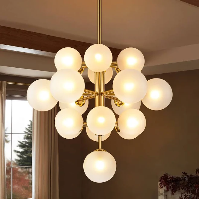 Rennnsan 4-Tiered Modern Glam 19-Ligh...