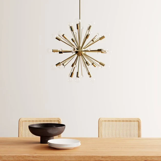 24-Light Dimmable Sputnik Sphere Chan...