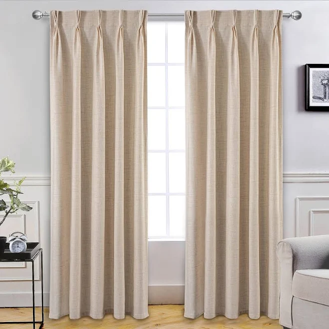 DriftAway Pinch Pleat Linen Curtains