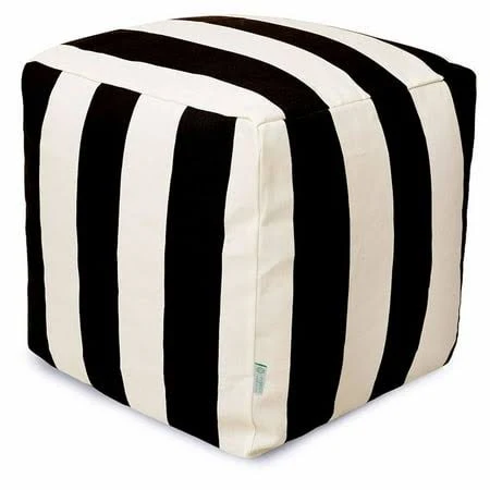 Majestic Home Goods Cube Pouf Vertica...