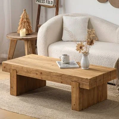 ModernLuxe Farmhouse Coffee Table