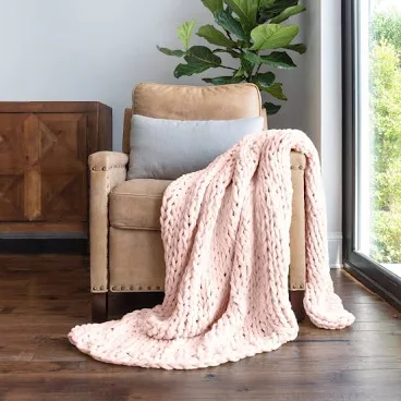 Chunky Knit Oversized Blanket