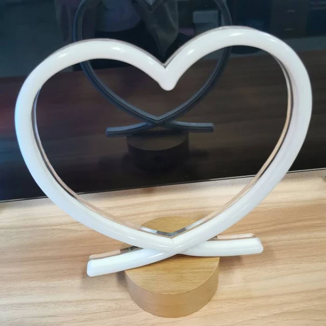 Custom neon lamp Photo stand for birt...