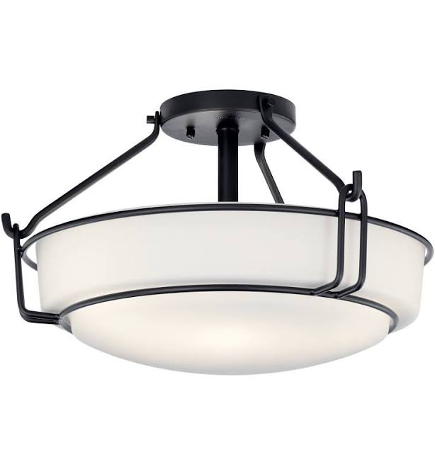 Kichler 3-Light Alkire Semi-Flush Mou...