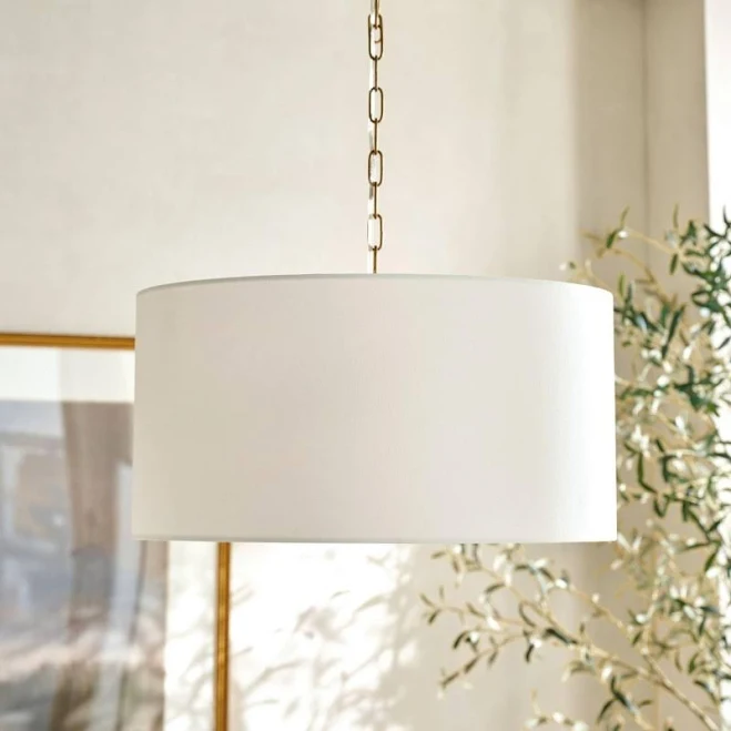 Toren Modern Drum Pendant Light