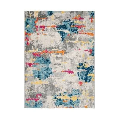 World Rug Gallery Distressed Abstract...