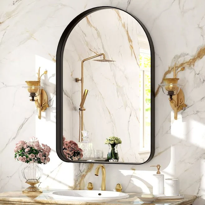 Gleamira Arched Wall-Mounted Bathroom...
