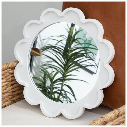 Scalloped Wall Mirror