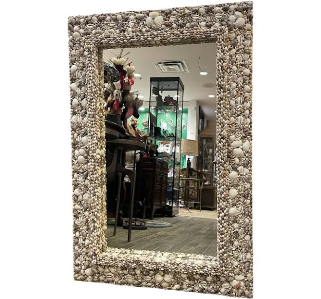Shell Encrusted Mirror, Rectangular (...