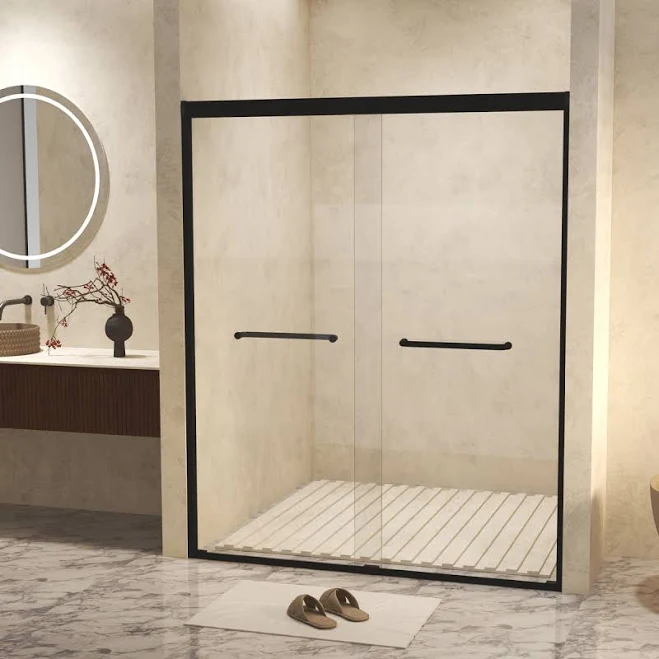 Double Sliding Framed Shower Door