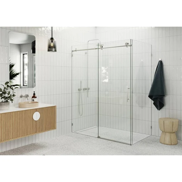 Glass Warehouse 78 in Frameless Slidi...