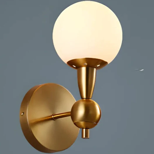Modern Gold Double Globe Vanity Wall ...