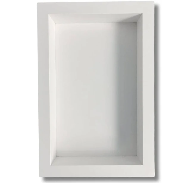 Pure White Marble Shower Niche