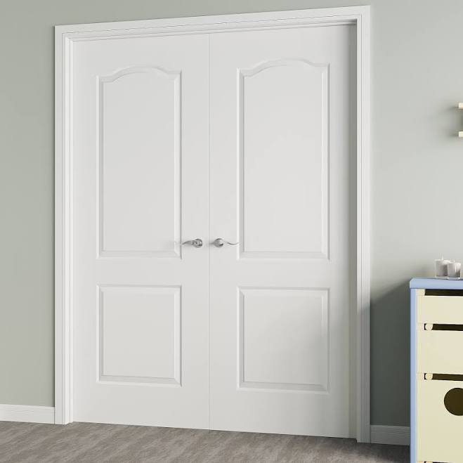 ARK Design Arch Top 2 Panel Double Do...