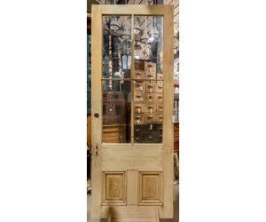 Large 2 Panel 4 Lite Door (Burgundy)