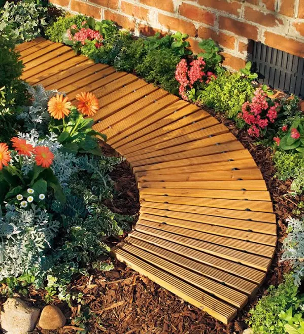 Plow & Hearth 4'L Roll-Out Curved Har...