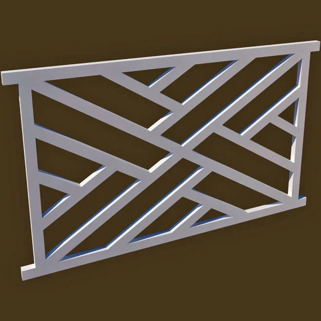 The Chippendale Railing Panel - 31in ...