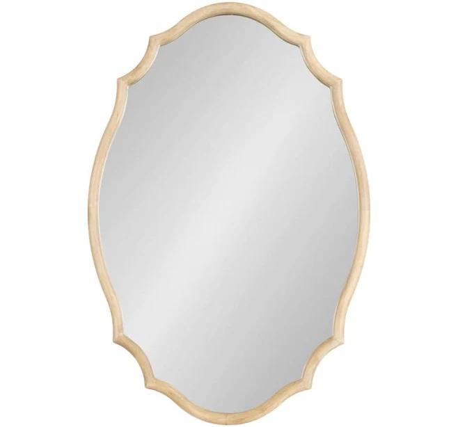 Kate and Laurel Leanna Scalloped Oval...