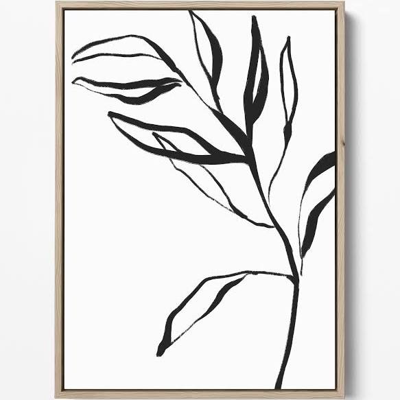 Leaned Modern Minimalist Black and Wh...
