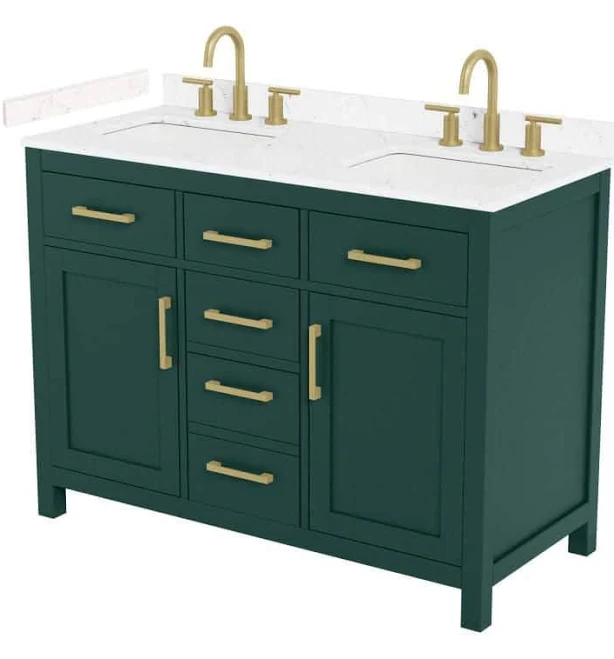 Wyndham Collection Beckett 48-in Dark...