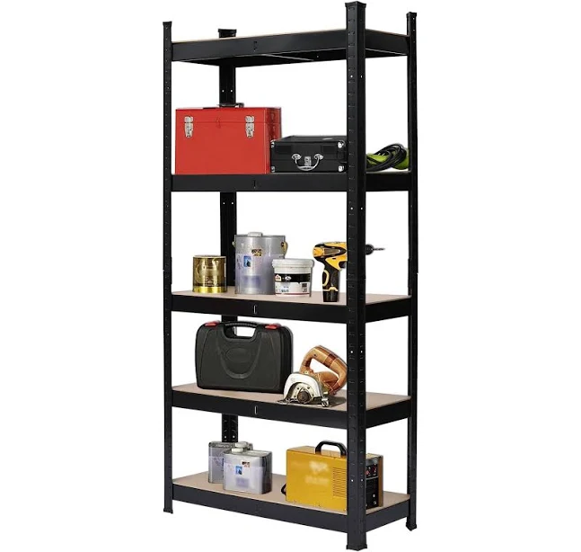 5 Tier Heavy Duty Metal Shelving Rack...