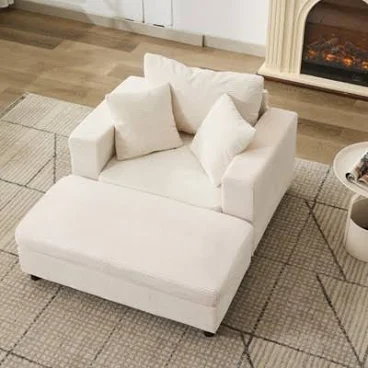 Chaise Lounge with Removable Ottoman ...