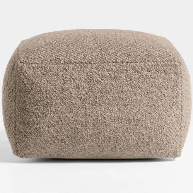 Crate & Barrel Performance Pouf Ottoman