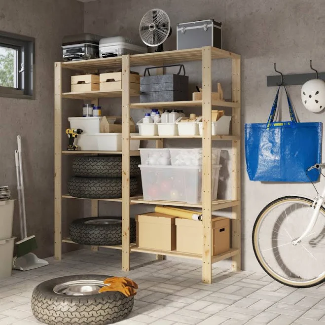 IKEA HEJNE 2 Section Shelving Unit