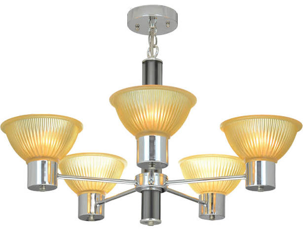 Mid-Century Modern Design 5 Light Cha...