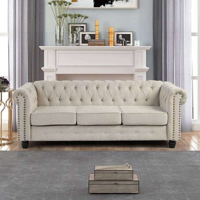 Morden Fort Chesterfield Sofa