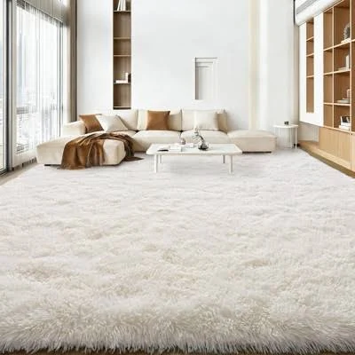 10x14 Washable Soft Fluffy Shag Rug